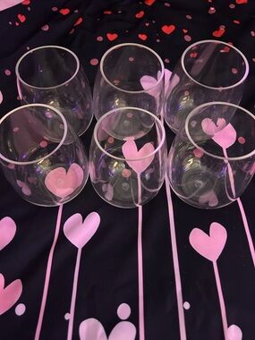 Clear Stemless plastic wine🍷 glasses -Home Party Supplies